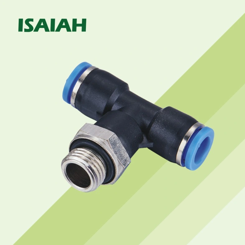 Ningbo China Isaiah Brand Quick Connecting Tube Pneumatic Component Air Pneumatic Fitting