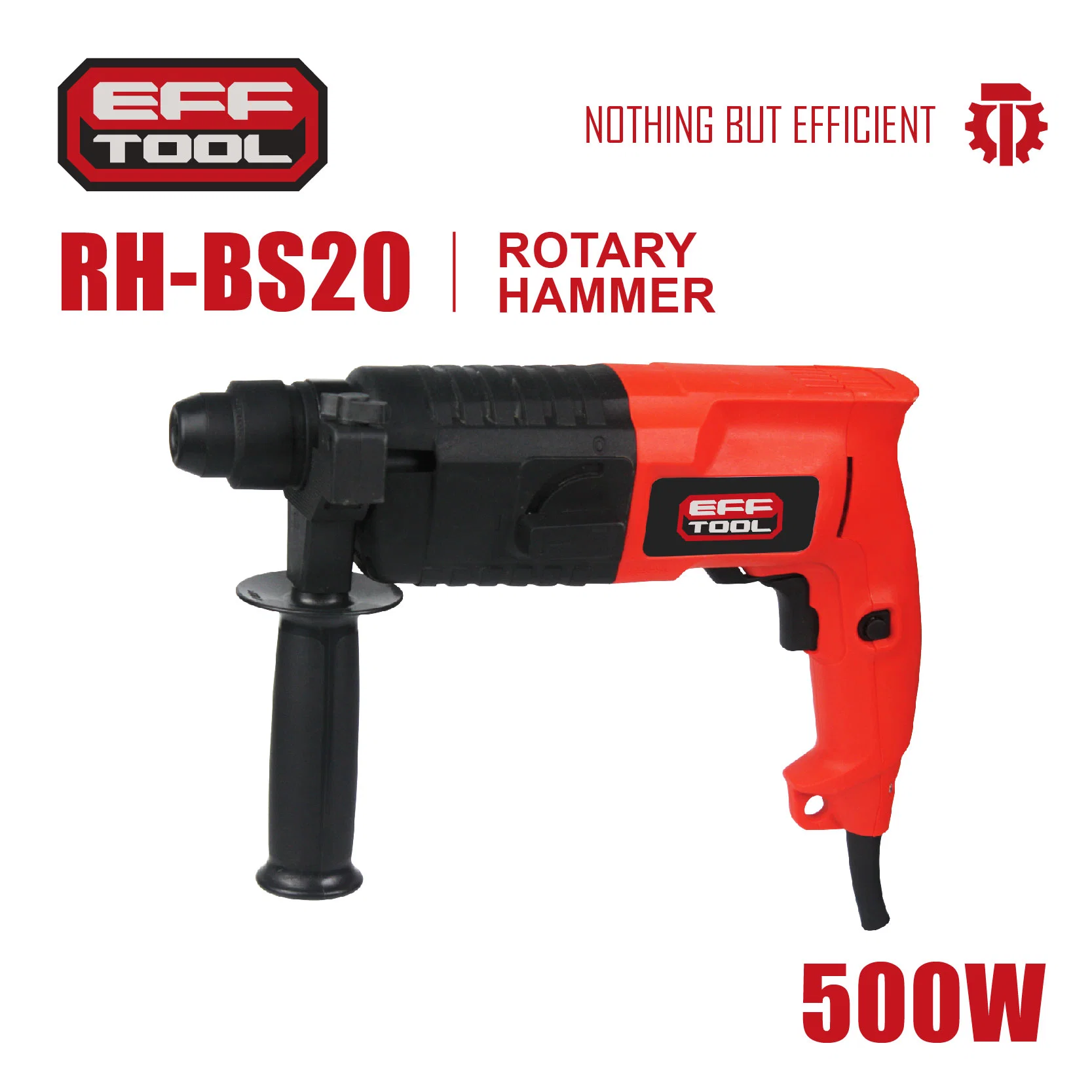 Efftool 500W 2.0j Electric Rotary Hammer with Good Quality