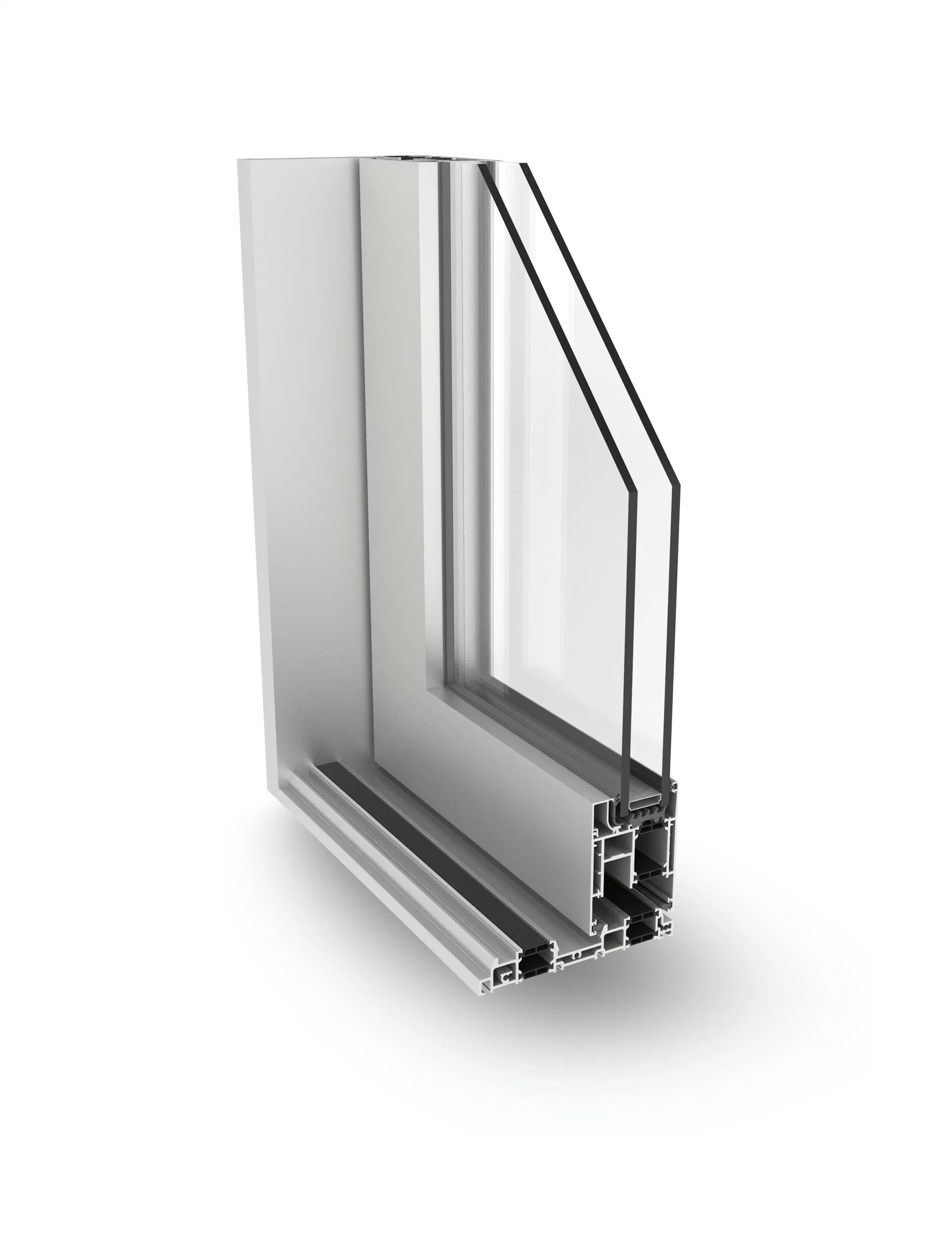 Aluminium 6063t5 Glass Window Aluminum Extrusion Profiles for Sliding Doors