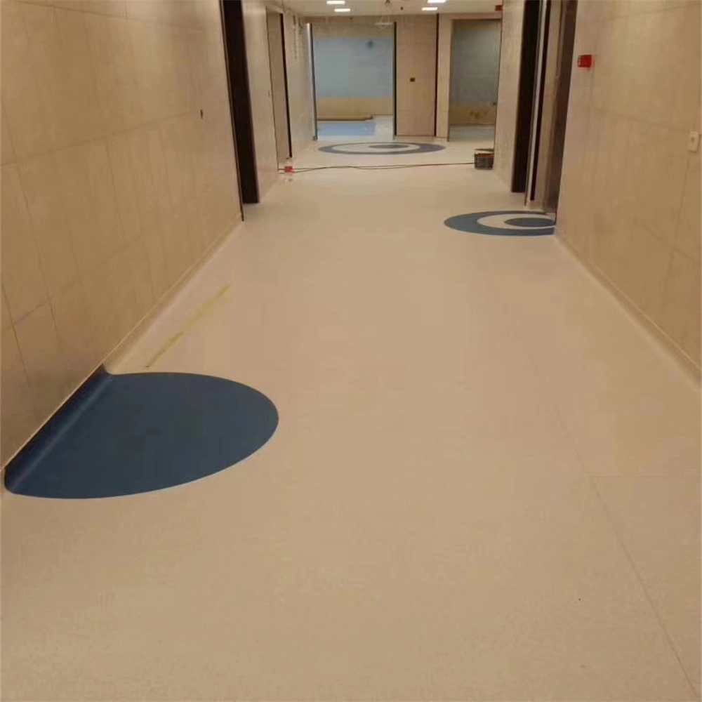 Manufacture Anti-Slip Moisture Proof Floor Tiles PVC Vinyl Flooring