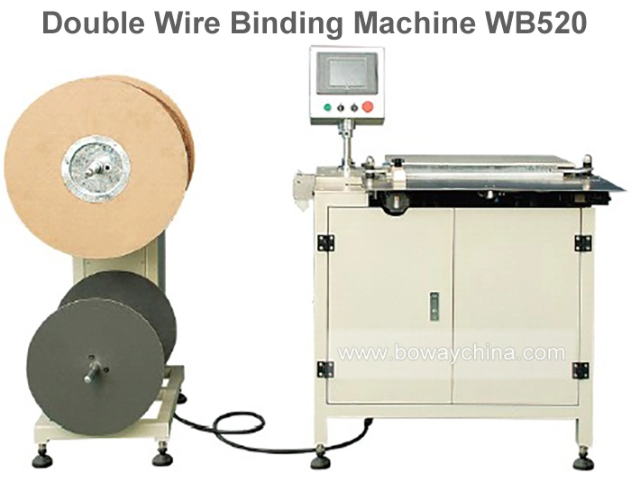 China Manufacturer Factory Wb520 Double Wire Book Binder Machine