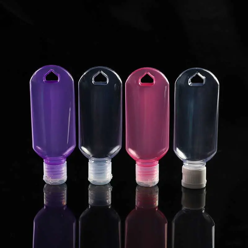 3ml 5ml Perfume Dispensing Plastic Bottle with Key Chain Fragrance Refillable Plastic Case Travel Plastic Utensil Cosmetic Pack Makeup Plastic Container