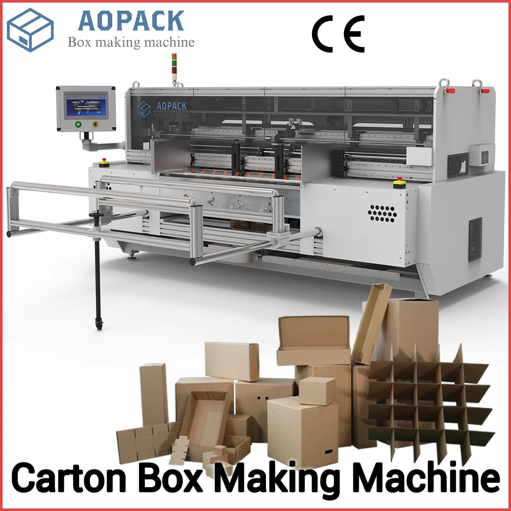 Aopack Money-Saving Machine to Make Cardboard Boxes in Different Sizes and Types