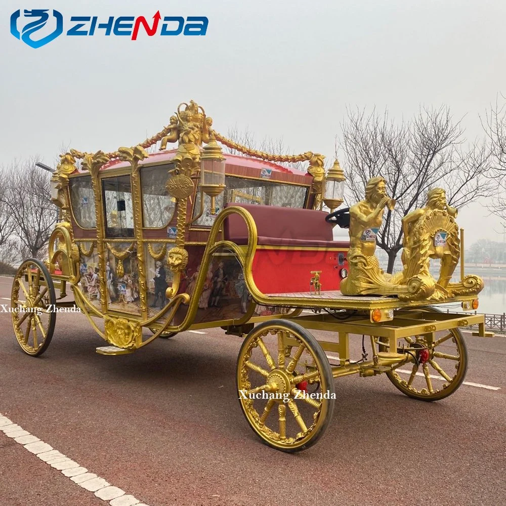 Royal Horse Drawn Carriage British Style Coath Replica Chinese Manufacturer