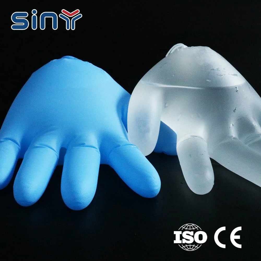 Siny Disposable Supply стерильные хирургические перчатки Больница медицинских сестер Парамедик Резиновые перчатки