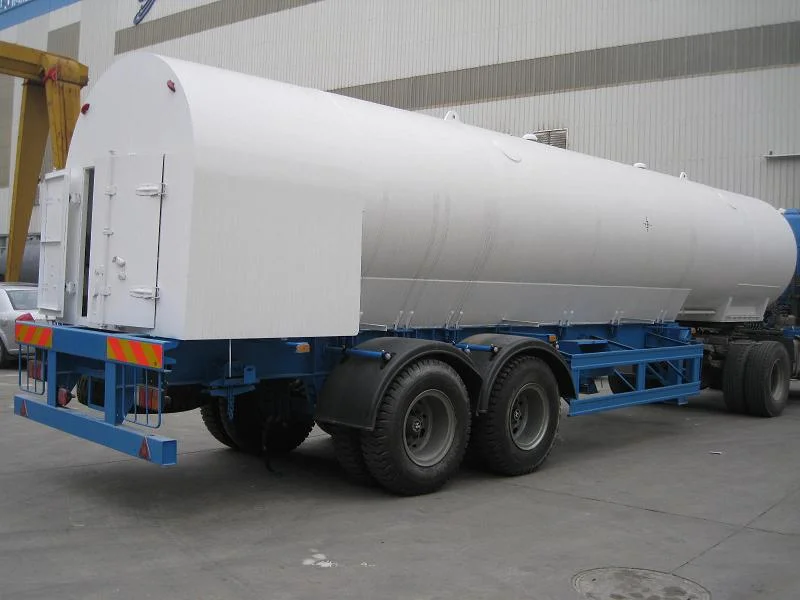 Cryogenic Liquid Storage Semi Trailer Tanker Lco2 Tanker