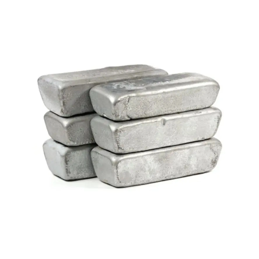 Gros lingots de plomb de haute qualité Ingot de zinc 99.995% avec faible Prix de l'action