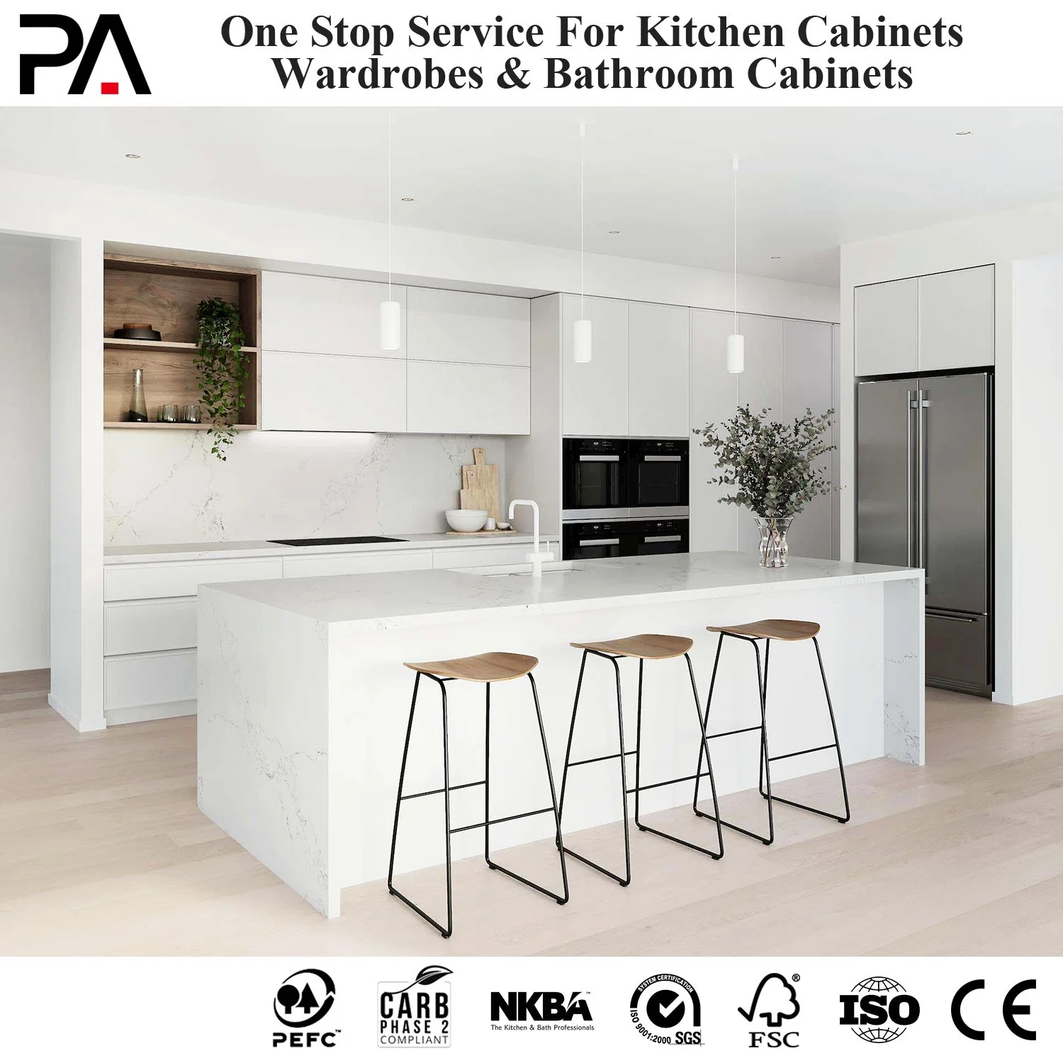 PA Home Improvement Popular Design 2 Pack Lacquer Kitchen