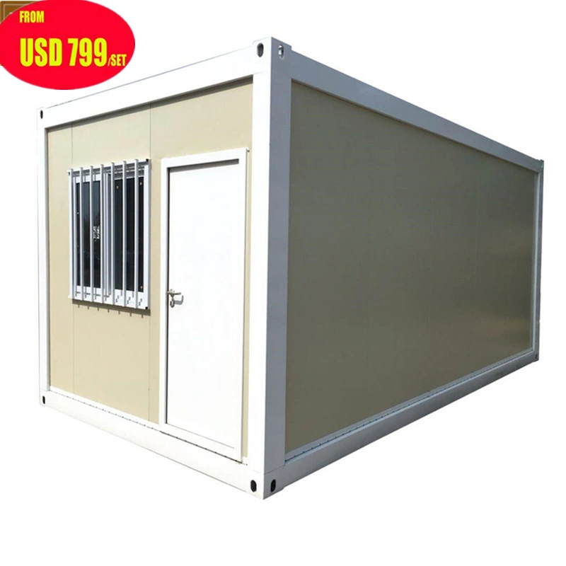 European Style Prefab Steel Frame Flat Pack Container Houses