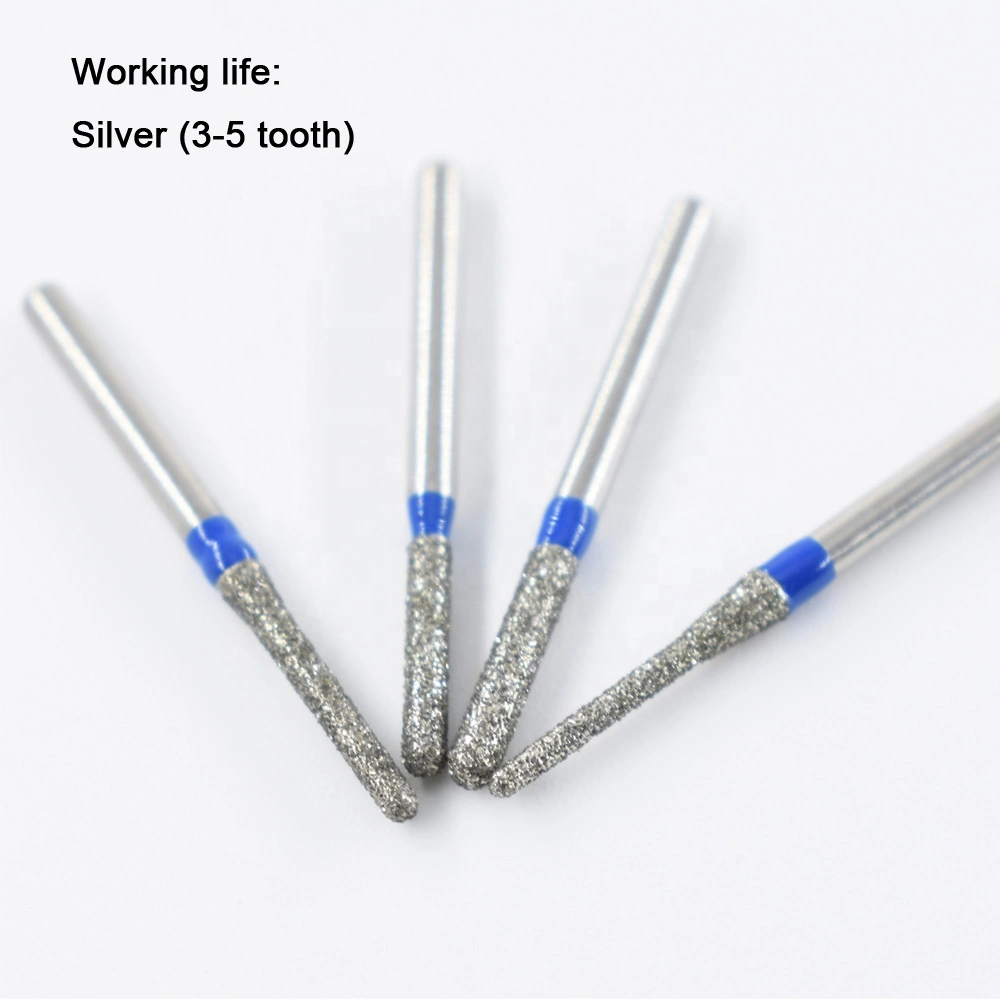 Straight Round Types Standard Size Dental Diamond Burs Sr Series