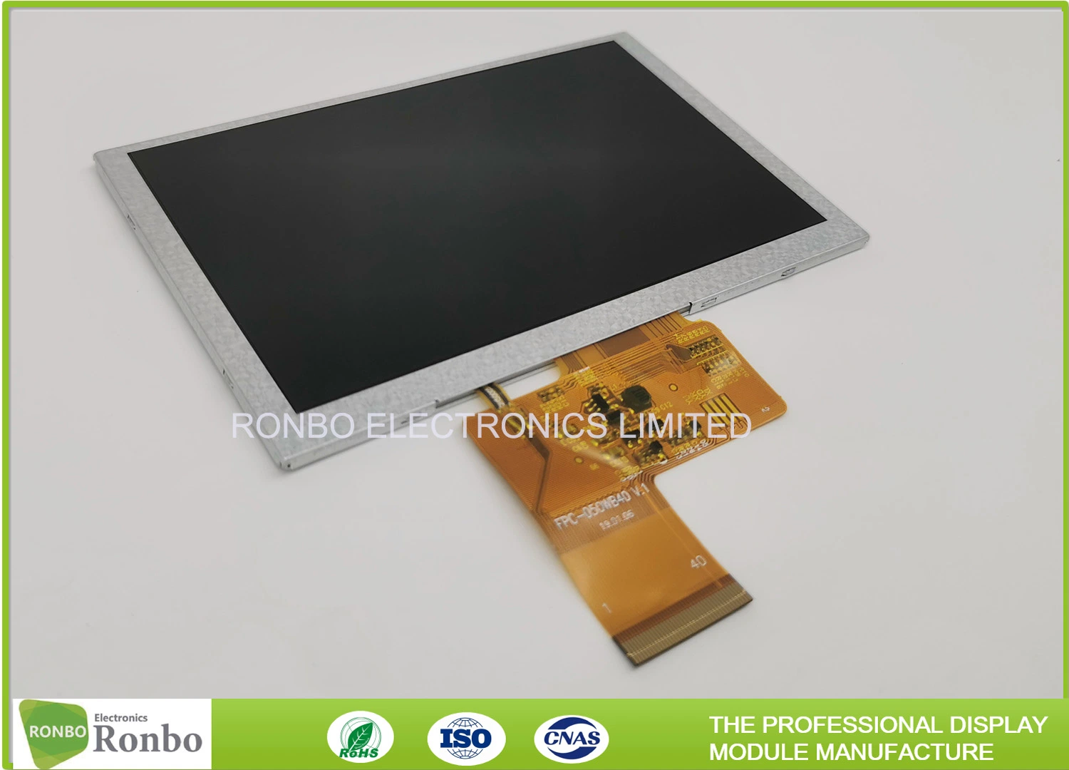 5.0&rdquor; 800X480 Industrial LCD Panel RGB 40pin High Luminance LCD Display for DVD Player and Navigation