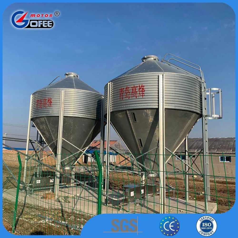 Poultry Farm Feeding Line System Grain Storage Tower Silo