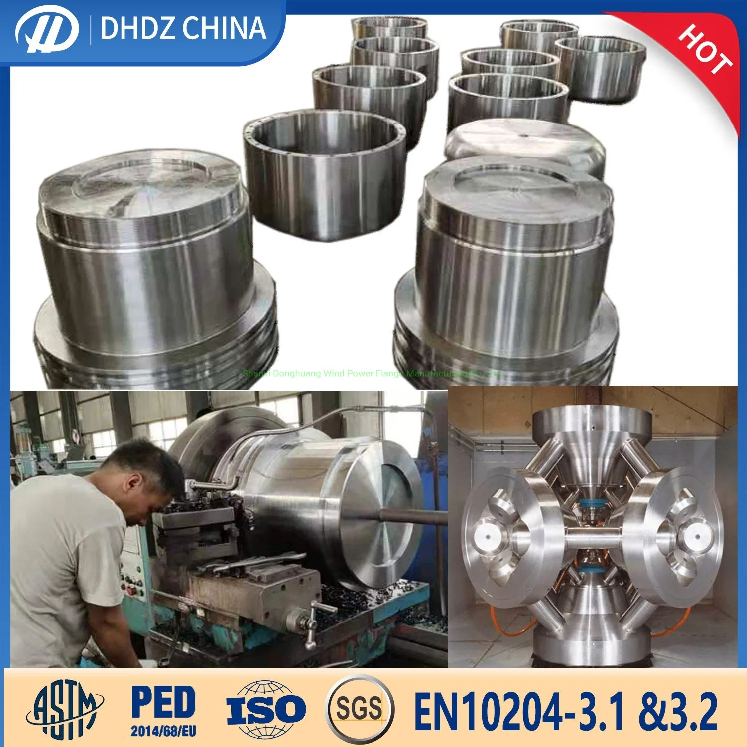 40cr Steel Forging Part Wheel Part for Super-Hard Materials Cubic Synthetic Diamond Press/ Hpht Diamond Making Machine