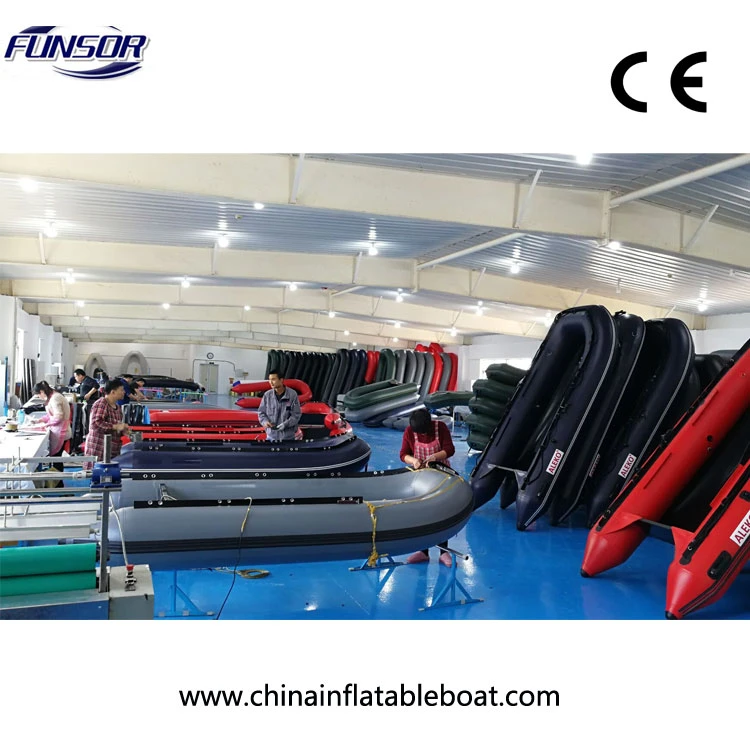 Ce Approval 4.8m PVC Fiberglass Boat for Fishing and Rescue