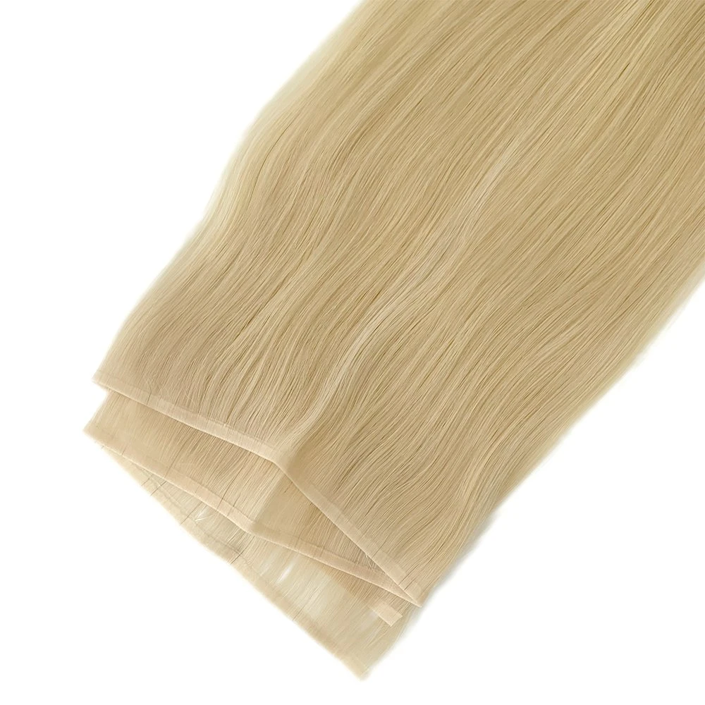 Wholesale/Supplier 100% Brazilian Virgin Remy Human Hair PU Weft Thin Skin Weft Double Face Stick Hair Extension