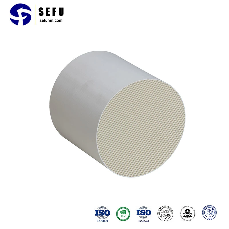 Sefu China Catalytic Converter Diesel Particulate Filter Supply Vehicle/Motorcycle Ceramic Honeycomb Catalyst Substrate Auto Catalytic Converters