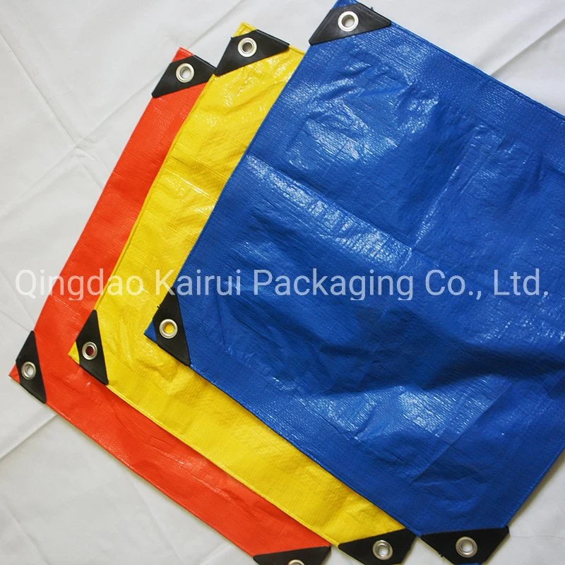 High Tensile Strength Coated Waterproof Aluminium Eyelet Plastic PE Tarpaulin