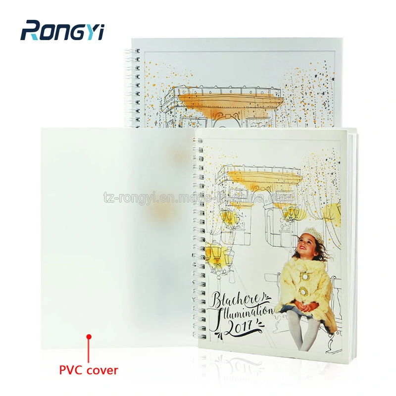 A5 PVC Cover Spiral Notebook From Rongyi Stationery