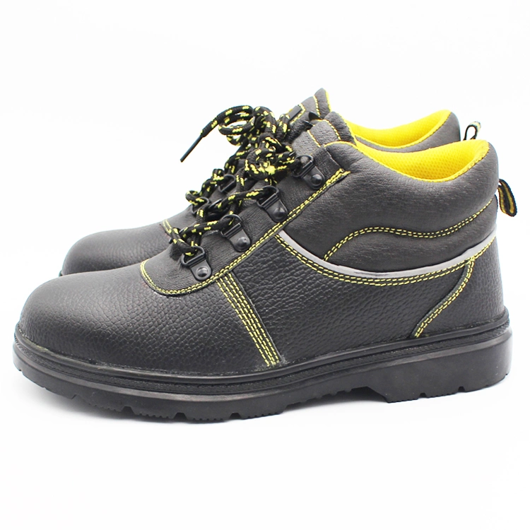 Steel Head Insulation Protective Anti-Static Genuine Leather Working Shoes