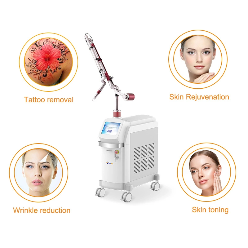 Q Switch Equipment for Dermatology EO Q-Switch ND: YAG machine comme Tattoo Removal Beauty machine pour YAG laser Tattoo Removal Treatment