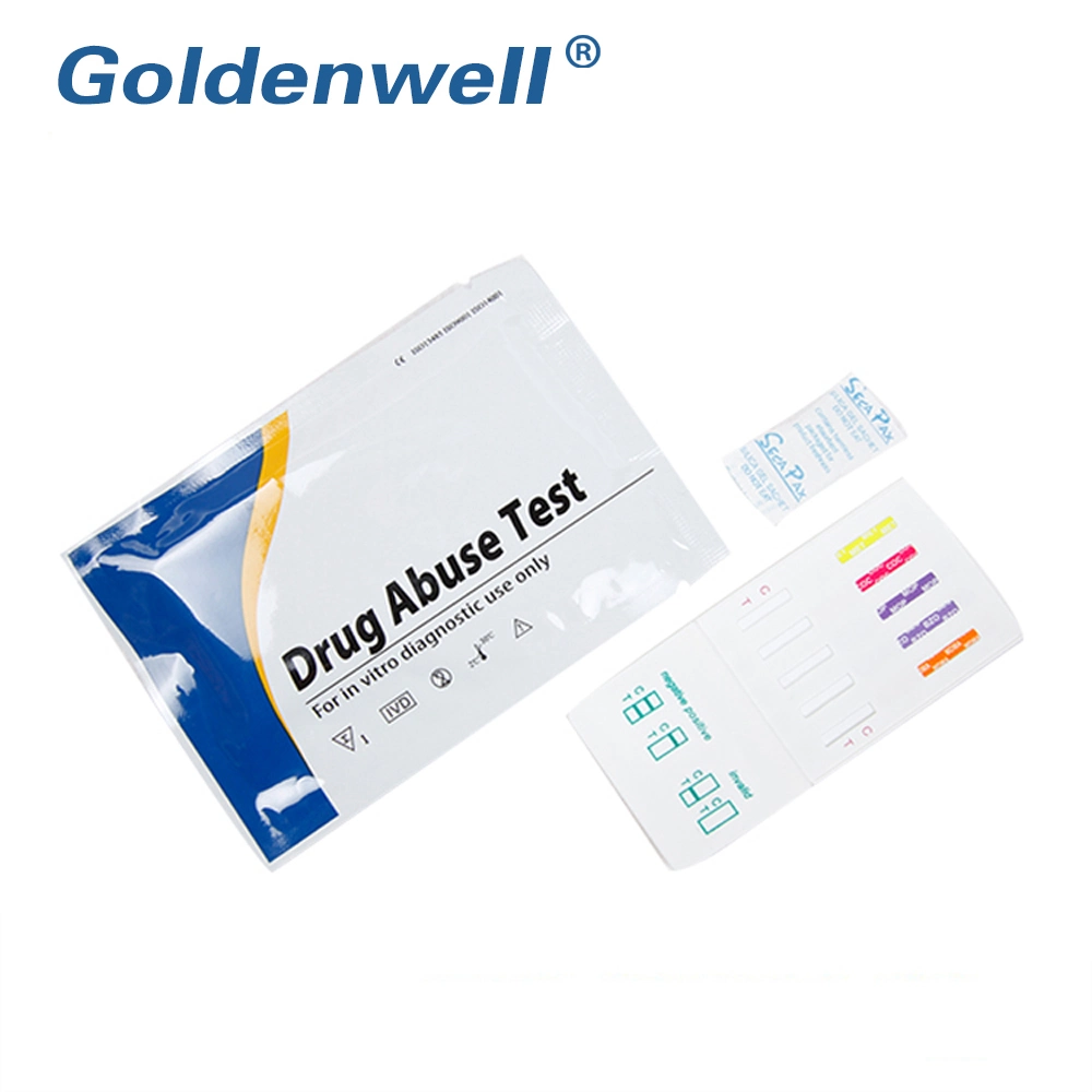 Diagnostic médical Multi Drug Test d'urine Kits de test rapide de bord