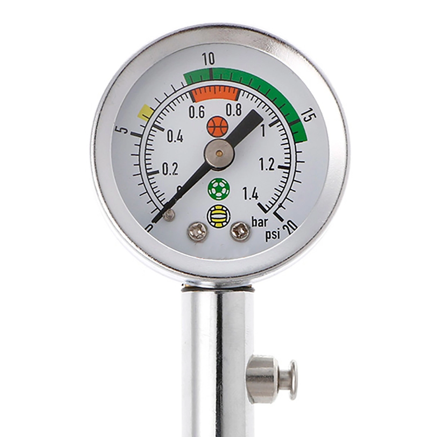 Utility Mini Air Pressure Gauge Barometer Tool for Basketball Football Volleyball Wyz22586