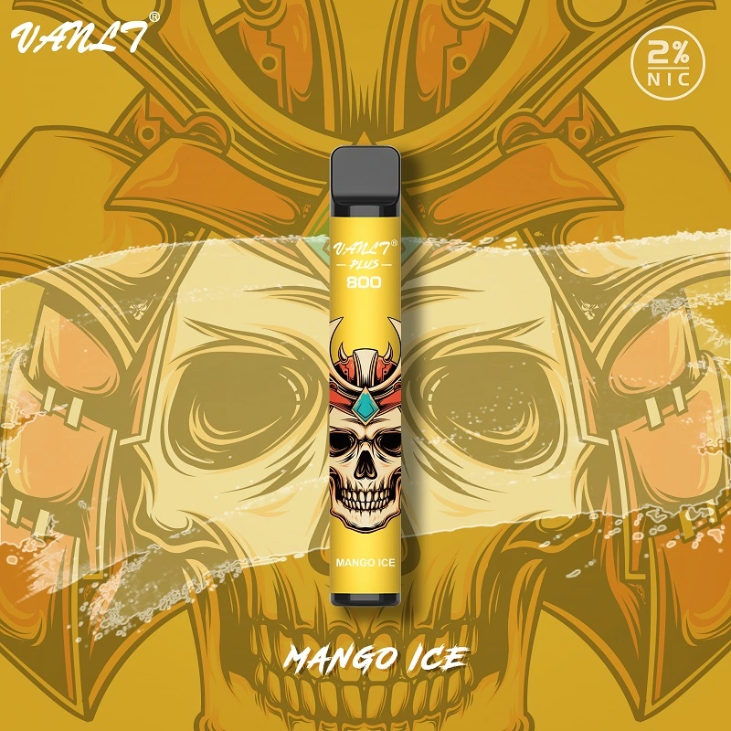 Vanlt Plus Lux 800 Puff Atomizadores Sabor Vape descartáveis vagens 2% de nicotina Vs Elfbar