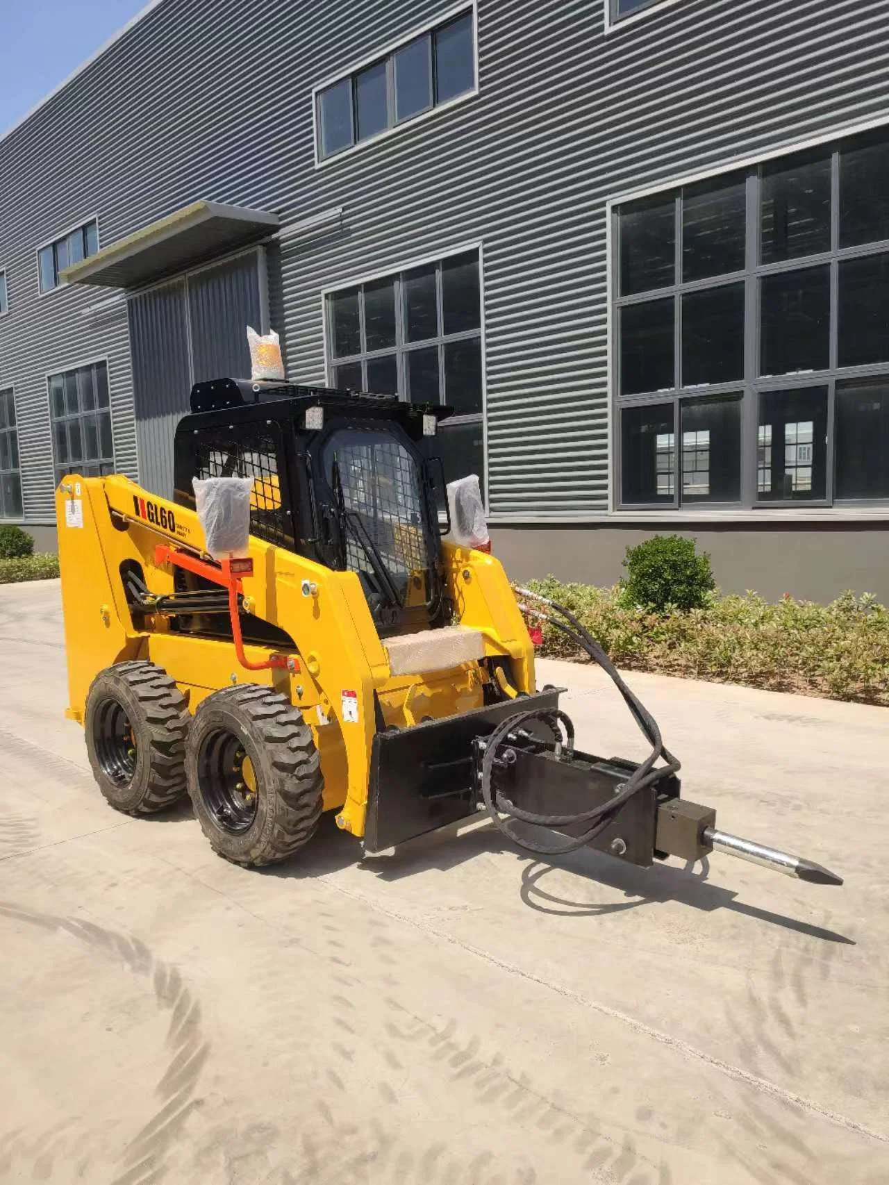 Work Weight 3000kg 3500kg Wheel Mini Skid Steer Loader