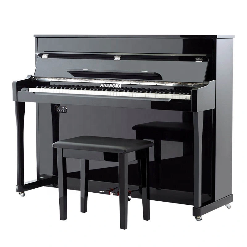 Kompakt Digital Aufrecht Home Piano Konsole Smart Piano Schwarz Polnisch