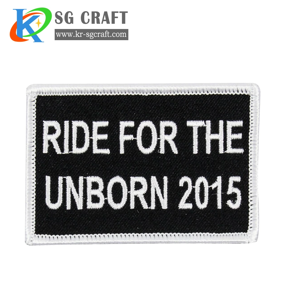 Factory Price High quality/High cost performance  Cheap Custom Personalized Embroidered Badge Large Fabric on Clothes Woven Embroidery Patch