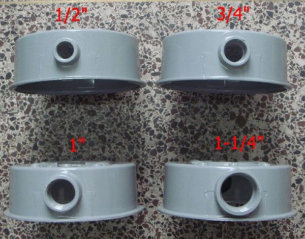 100A Round Type Aluminum Case Copper Jaws Meter Socekt with 3/4 Inch Hub