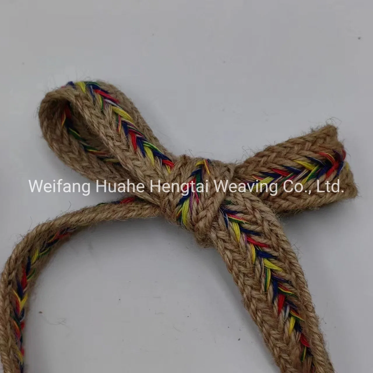 Tri-Color Braid Korean Striped Braid Mesh Belt