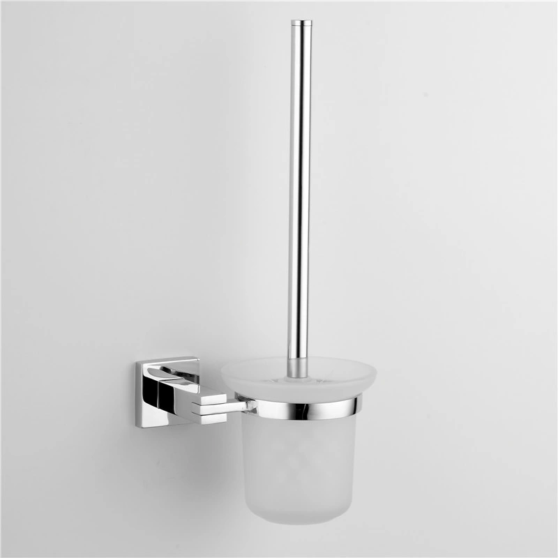 Ensemble d'accessoires de salle de bain muraux en chrome de 6 pièces