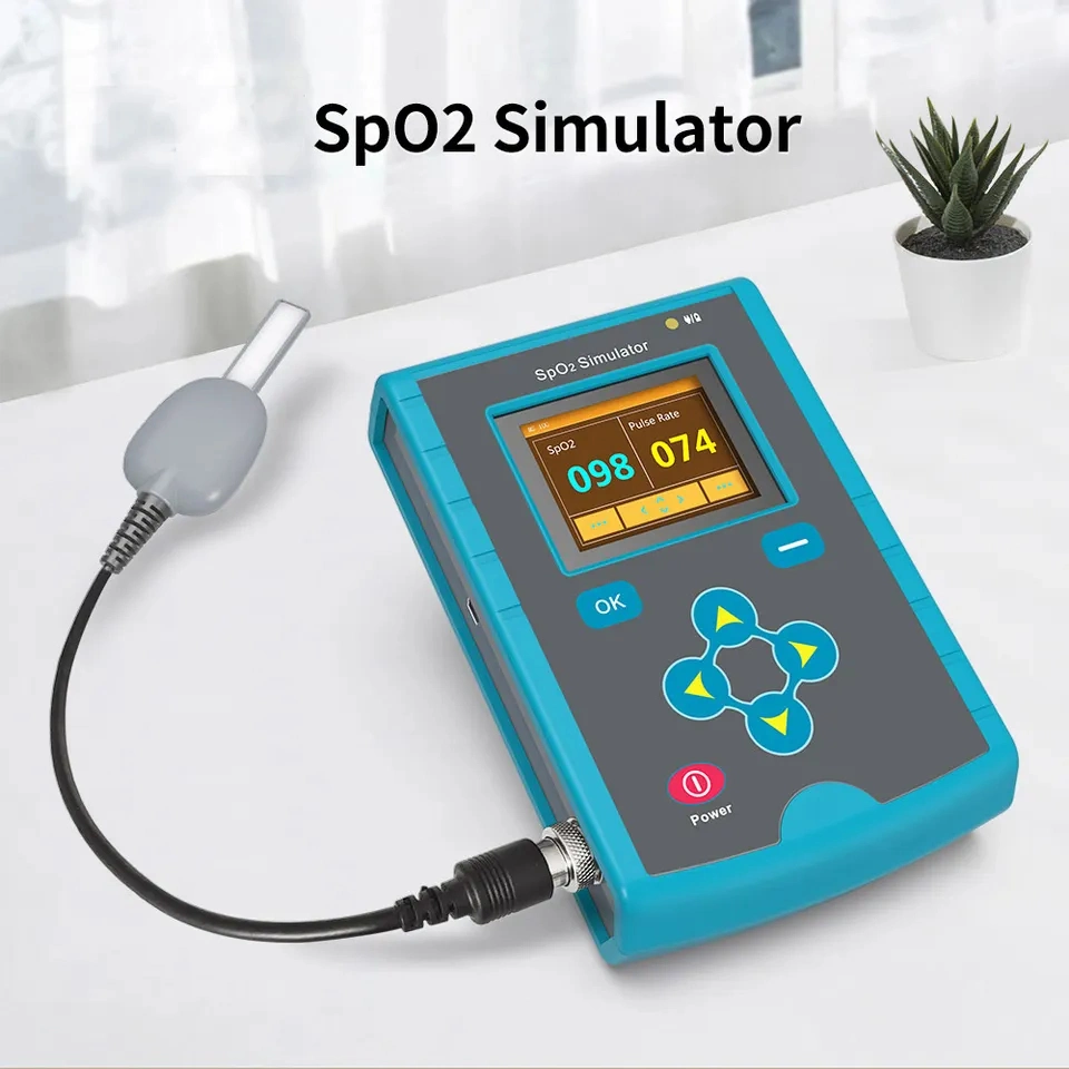 Análise clínica instrumento de Simulador de oxigénio no sangue Simulador de SpO2