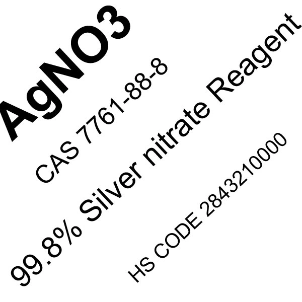 Laboratory Reagents Agno3 CAS 776 1-88-8 for Silver Plating Silver-Nitrate Electroplating Grade