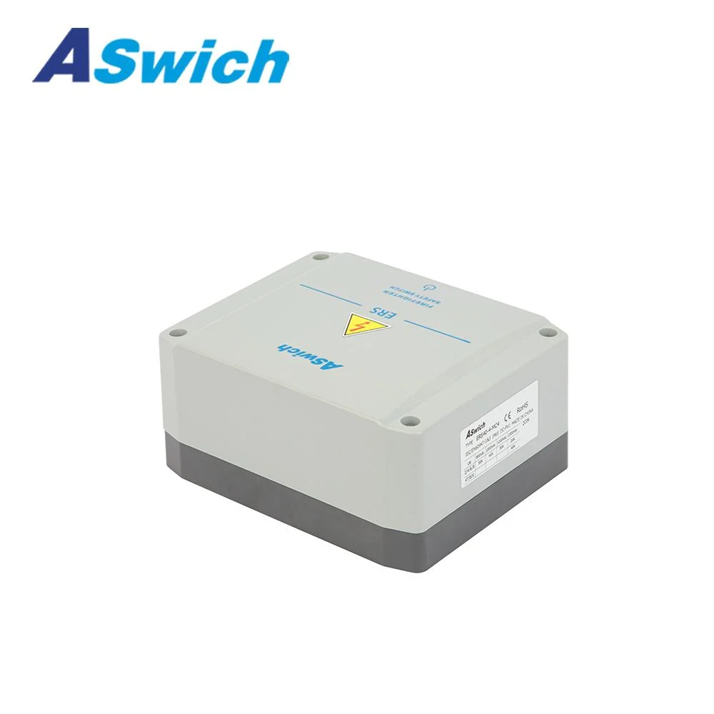 Aswich Hot Selling 4 pôles 2 chaînes MPPT Auto Reset Interrupteurs de sécurité pour pompiers à arrêt rapide c.c.