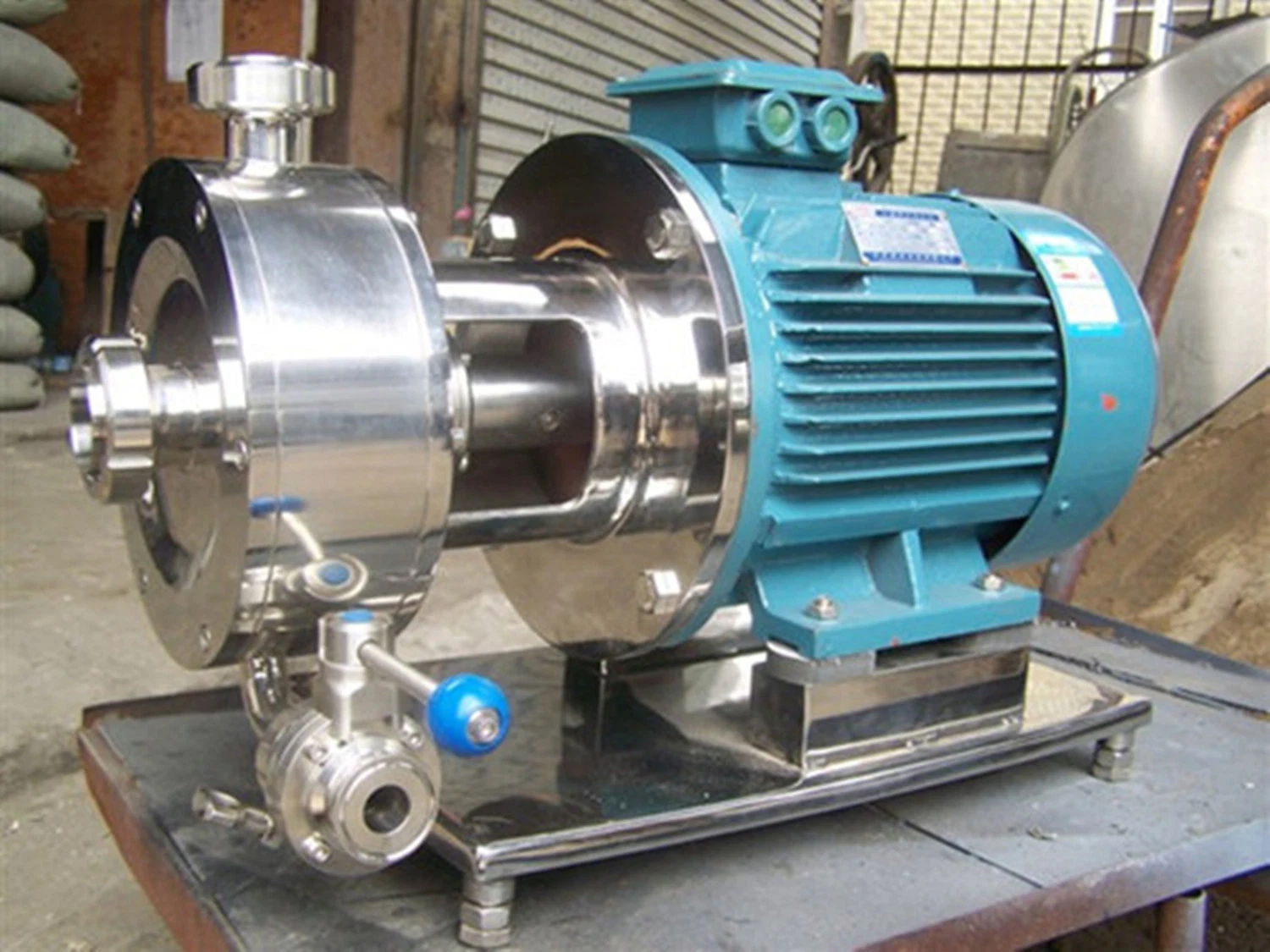 Sanitary High Shear Emulsifying Homogenizer Emulsion Pump Factory