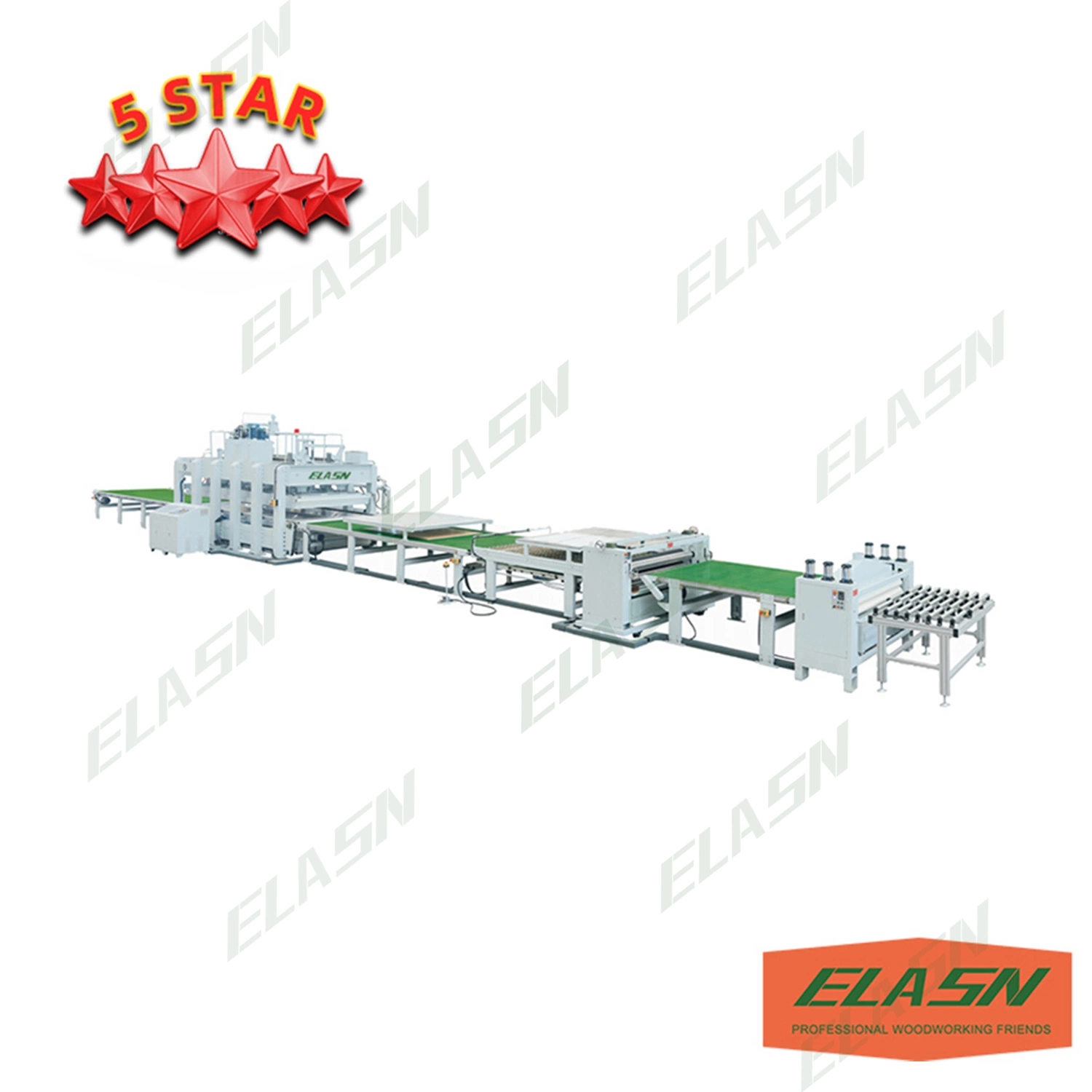 MDF Melamine Board Hot Press Machine Production Line for Wooden Door