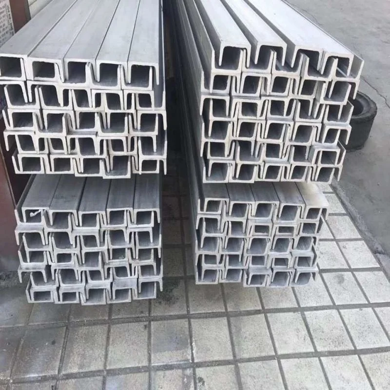 Galvanized Carbon Channel Steel Black Polished Materials for Construction
