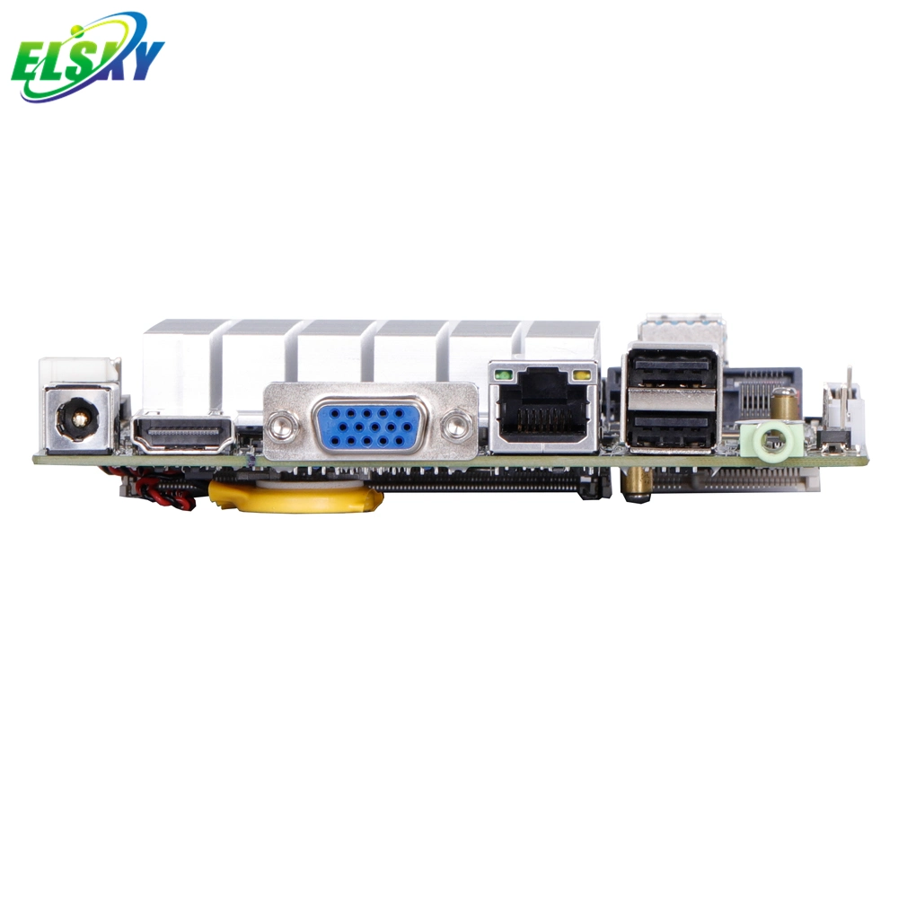 LAN 8USB Nano-Itx 120*120mm Dual Core Fanless Motherboard for Computer.