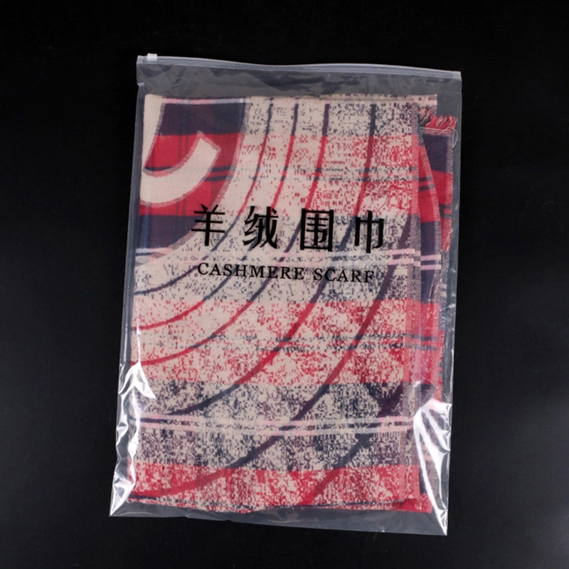 High quality/High cost performance  Plastic Clear PE Zip Lock Slider Travel Package Bag