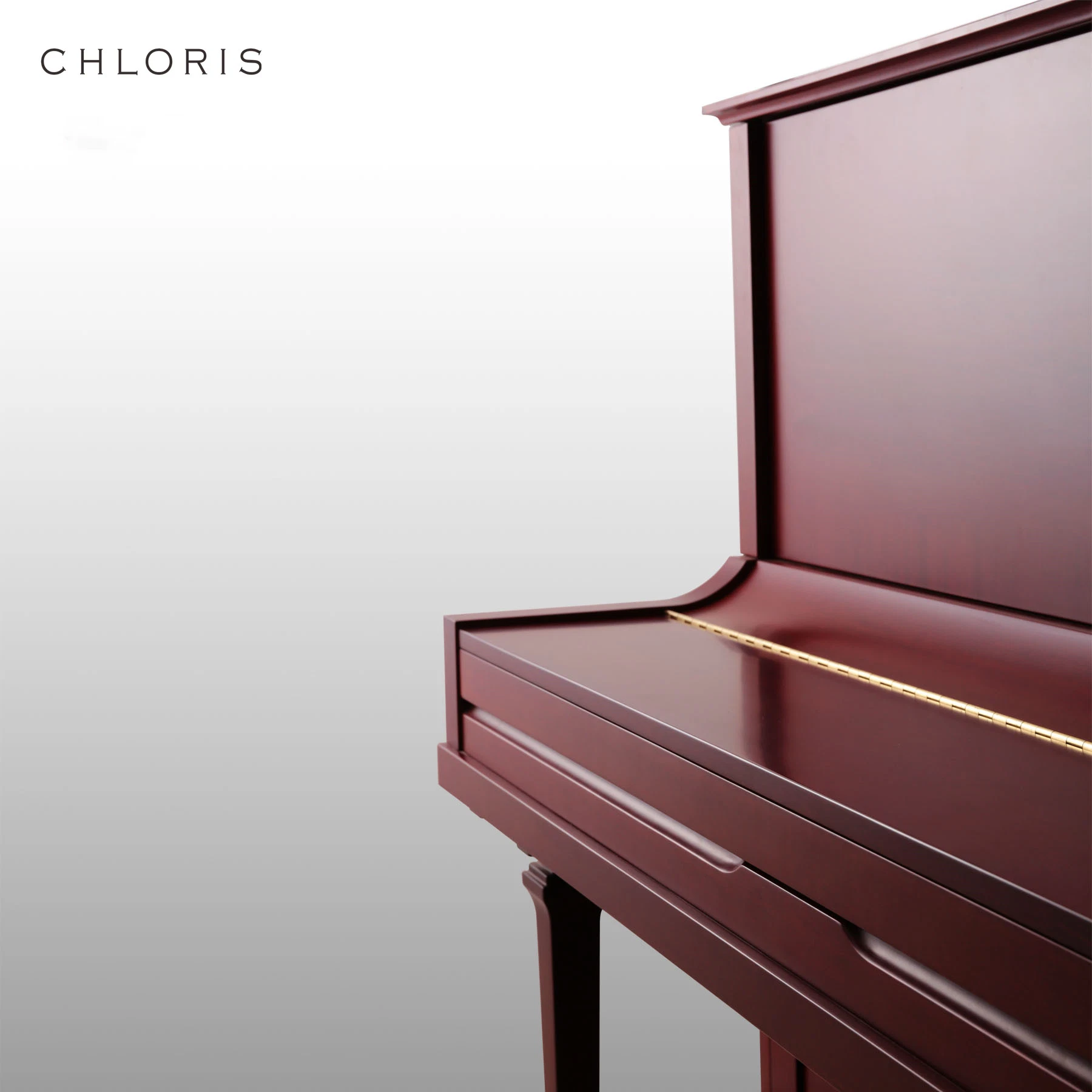 Piano Vertical populares Hu125 com creme de cores mate