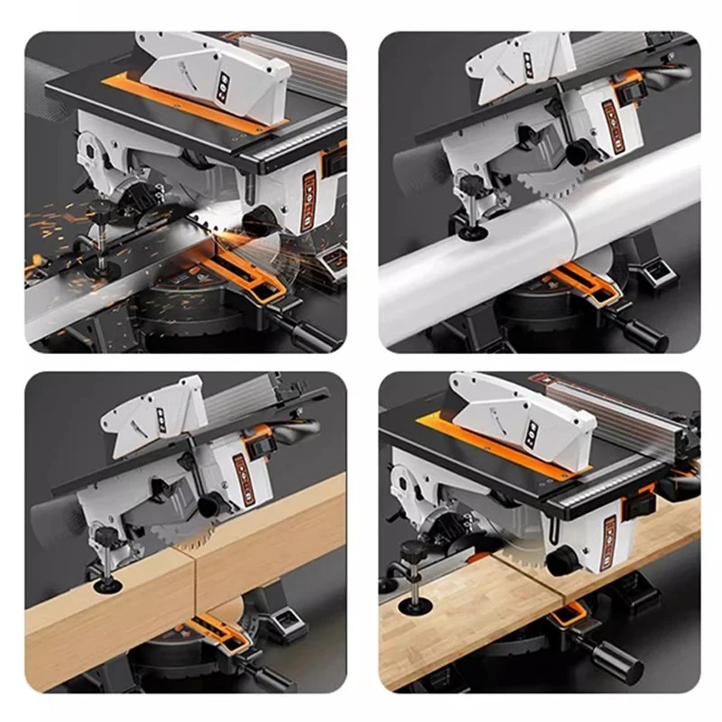 Multifunctional Woodworking Cutting Compound Sliding Electric Miter Table Saw Machines