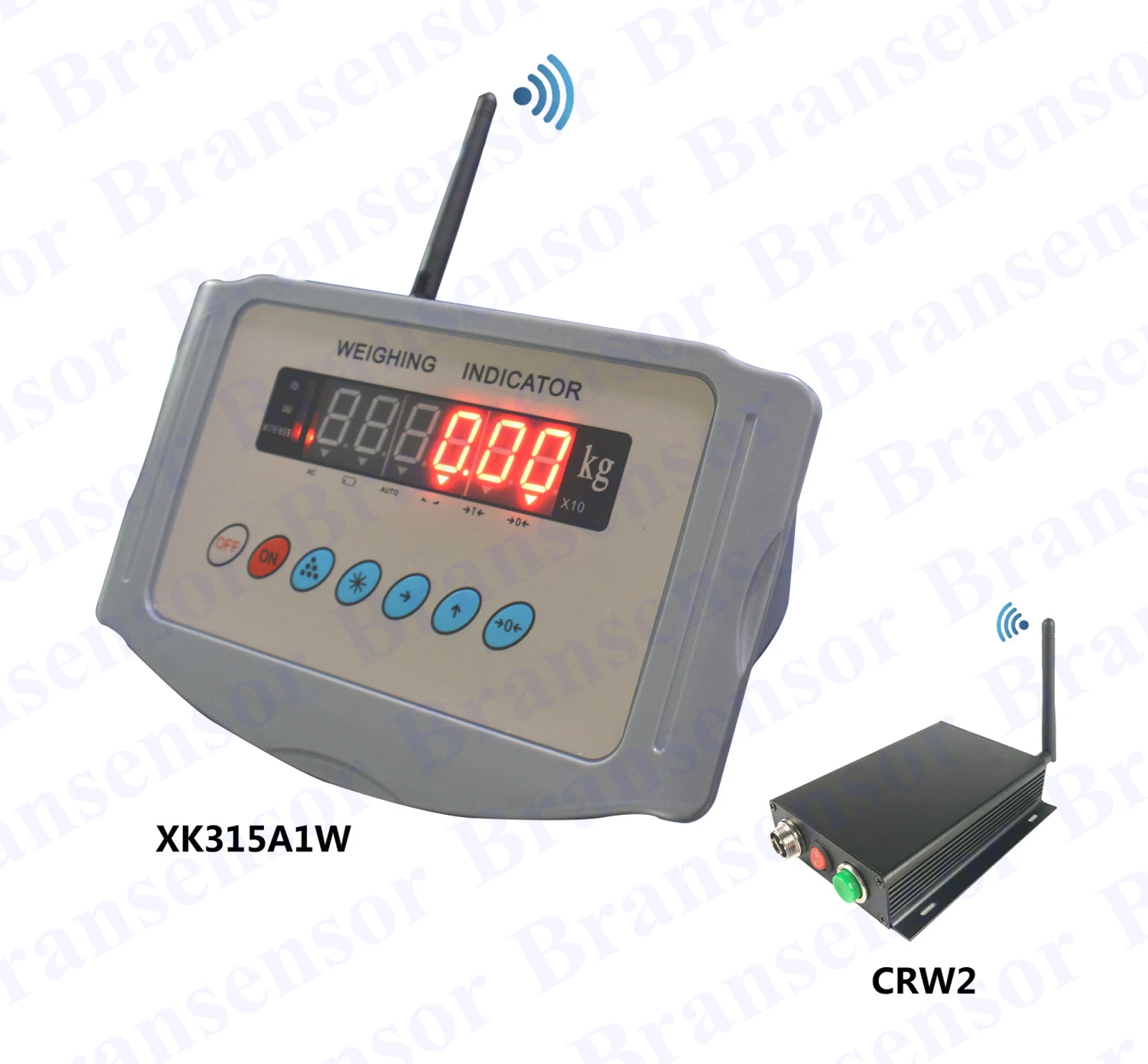 مؤشر الوزن اللاسلكي الأكثر شيوعاً مع واجهة تسلسلية RS232/RS485 مزودة بشاشة LED ذات 6 أرقام تستخدم لقياس النظام الإلكتروني، ومقياس الوزن (XK315A1W)