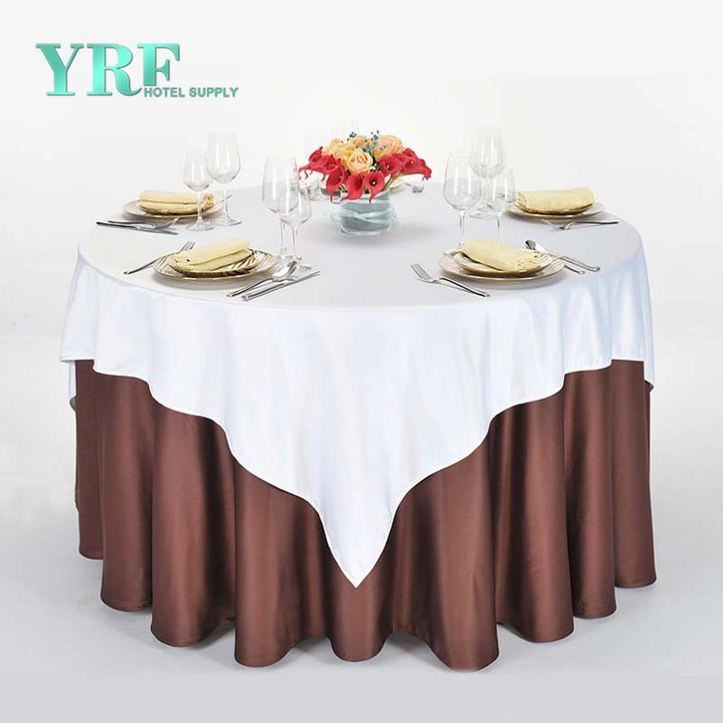 High quality/High cost performance  Wedding Banquet Fancy 120/132inch Round Table Clothes