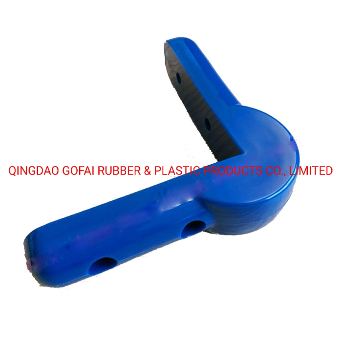 M2 95mm Blue Industrial Corner Bumper Logistic Trolley Bumper Flat Car Rubber Damper Buffer Bumper