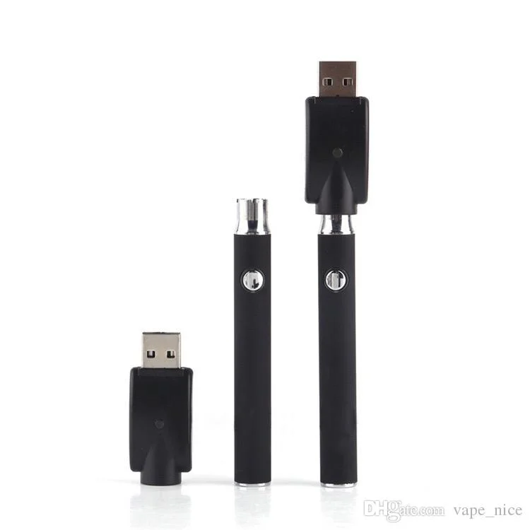 Kit de batterie de préchauffage Blister 350 Loi V-Vape Vertex Vape préchauffage Pen 510 Thread Blister individuel Vape USB Batterie