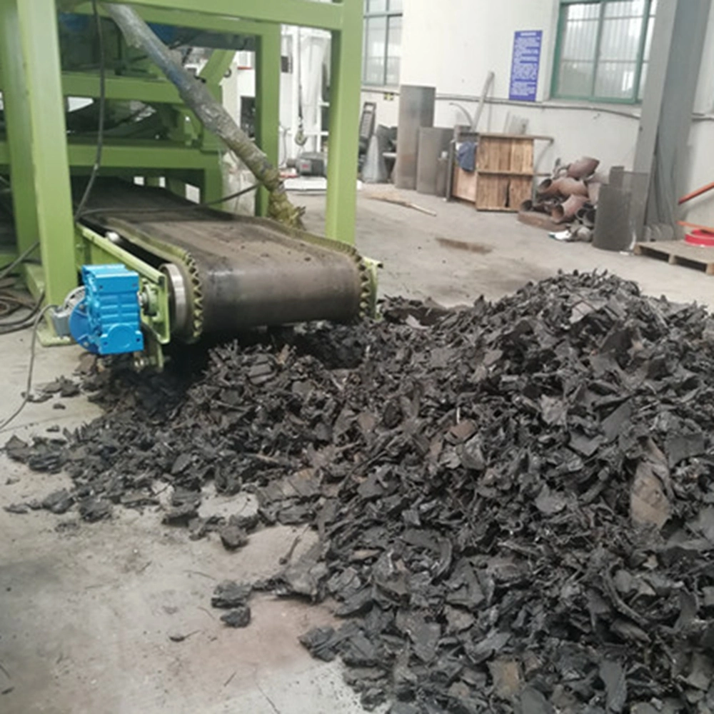 Planta de reciclaje de neumáticos usados cortar goma a TDF pajote BUEN POLVO