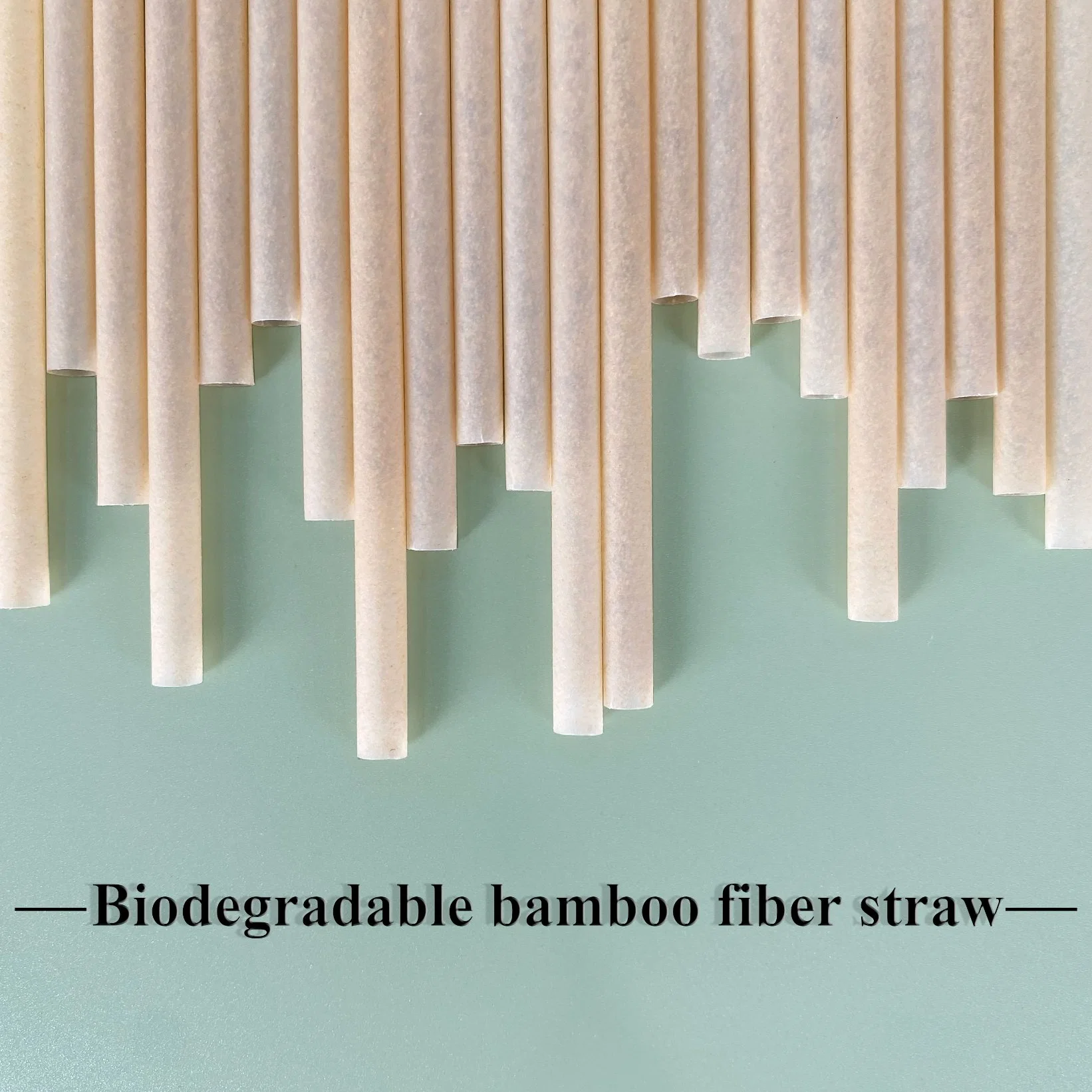 Eco Friendly Biodegradable Compostable PLA Bamboo Fiber Straw 6*200 Manufacturer Price