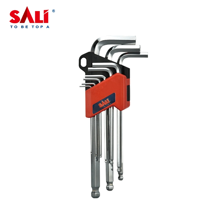 Sali 9PCS Middle Long Ball Point Hex Key Allen Wrench Set